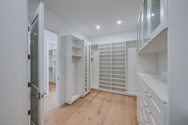 Interior, Recessed Lighting, Walk-in Closets, Wood Texture Flooring