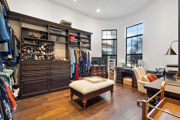 Interior, Recessed Lighting, Walk-in Closets, Wood Texture Flooring