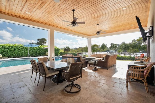 Exterior, Pool, Wooden Ceilings