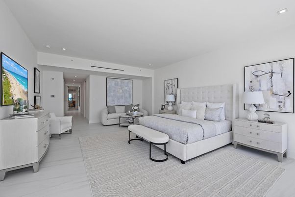 Bedroom, Interior, Recessed Lighting