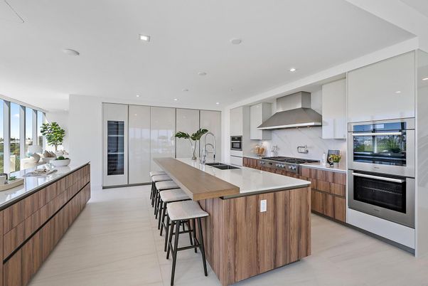 Interior, Kitchen, Recessed Lighting, Stainless Steel Appliances