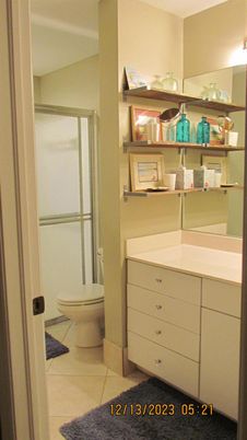 Bathroom, Glass Shower, Interior