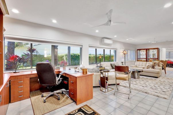 Home Office, Interior, Living room, Recessed Lighting