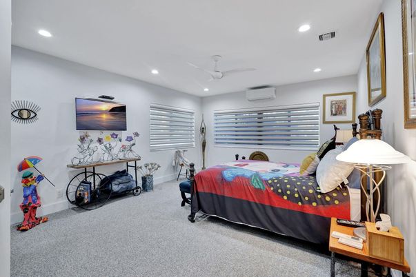Bedroom, Interior, Recessed Lighting