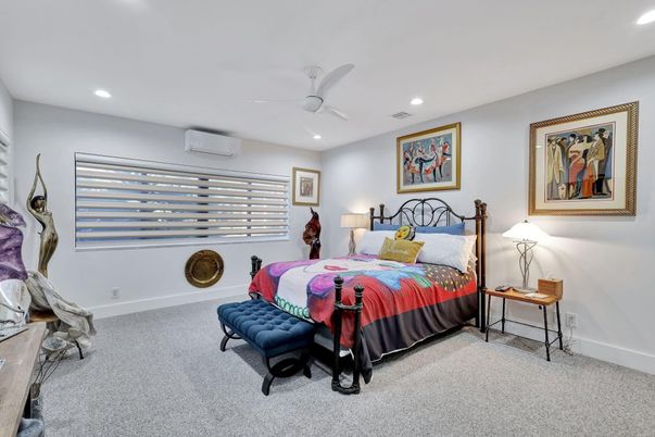 Bedroom, Interior, Recessed Lighting
