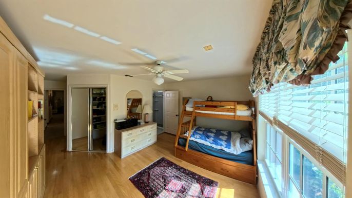 Bedroom, Interior, Wood Texture Flooring