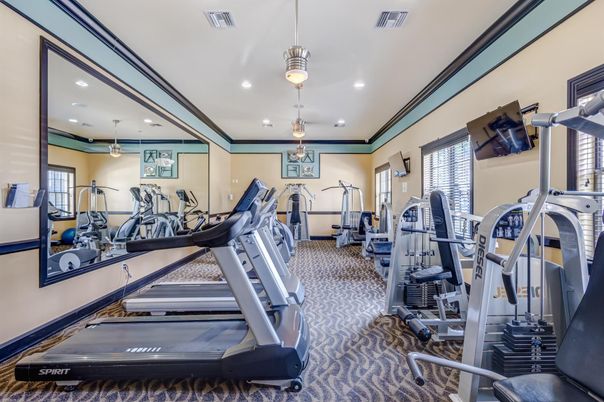 Fitness Equipment, Gym, Interior, Pendant Lights, Recessed Lighting