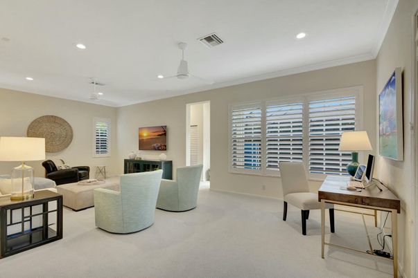 Fireplace, Home Office, Interior, Living room, Recessed Lighting