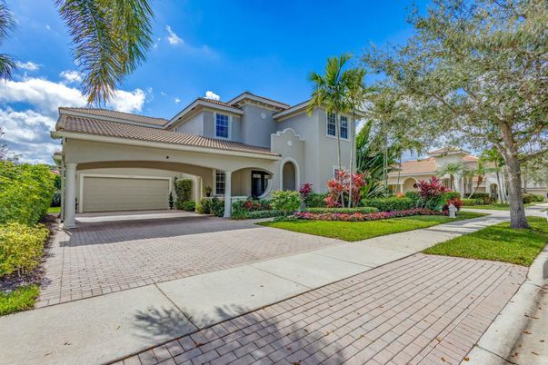 Attached, Backyard, Exterior, Facade, Mediterranean