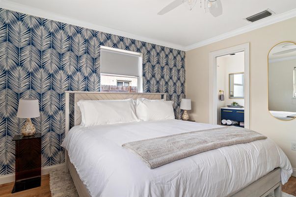 Bedroom, Interior, Wood Texture Flooring