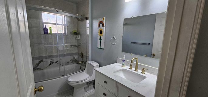 Bathroom, Glass Shower, Interior