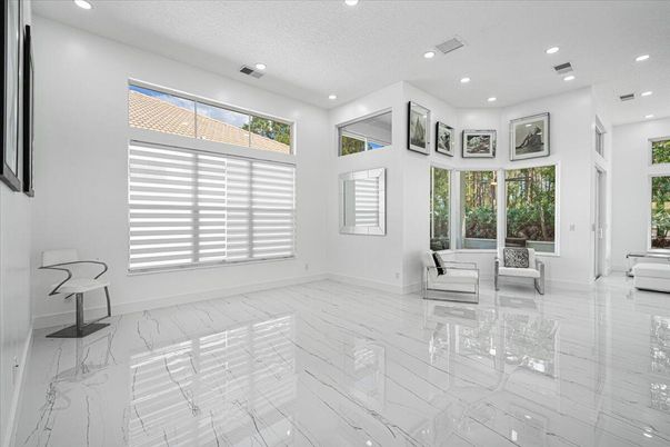 Interior, Marble, Recessed Lighting