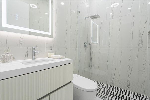 Bathroom, Glass Shower, Interior