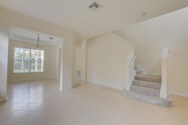 Chandelier, Empty room, Interior