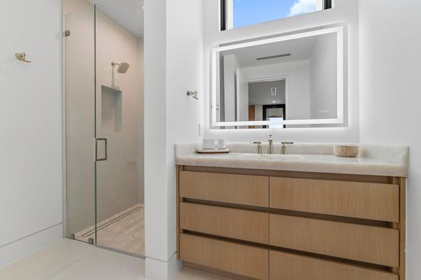 Bathroom, Glass Shower, Interior