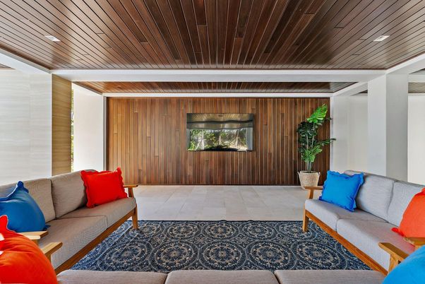 Interior, Living room, Wooden Ceilings, Wooden Walls