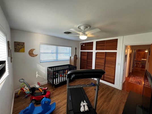 Fitness Equipment, Interior, Wood Texture Flooring