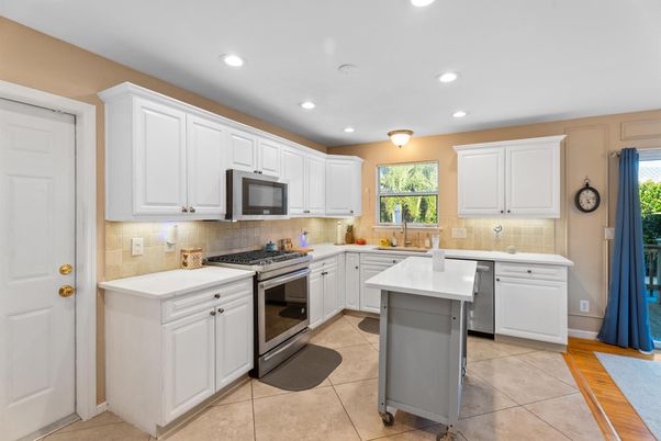 Interior, Kitchen, Recessed Lighting, Stainless Steel Appliances