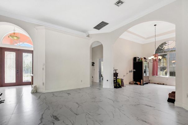 Chandelier, Interior, Marble