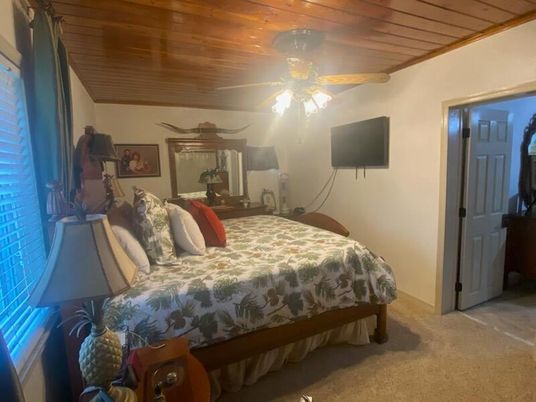 Bedroom, Interior, Wooden Ceilings
