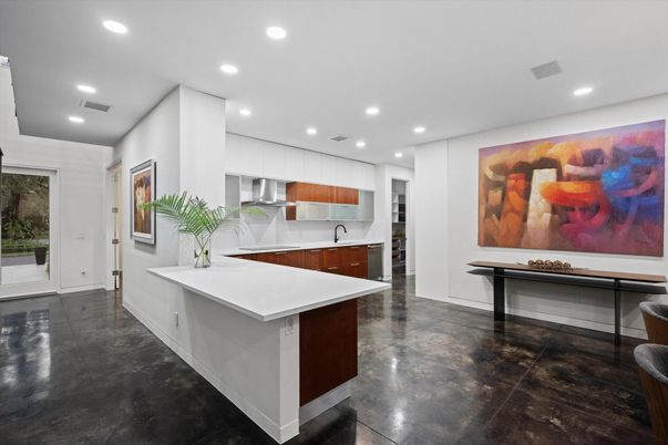 Interior, Kitchen, Recessed Lighting, Stainless Steel Appliances