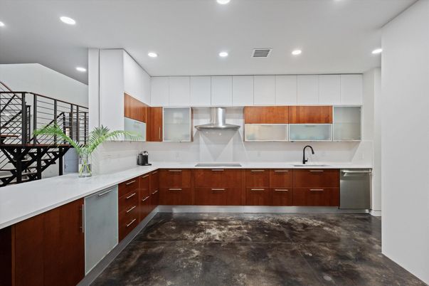 Interior, Kitchen, Recessed Lighting, Stainless Steel Appliances