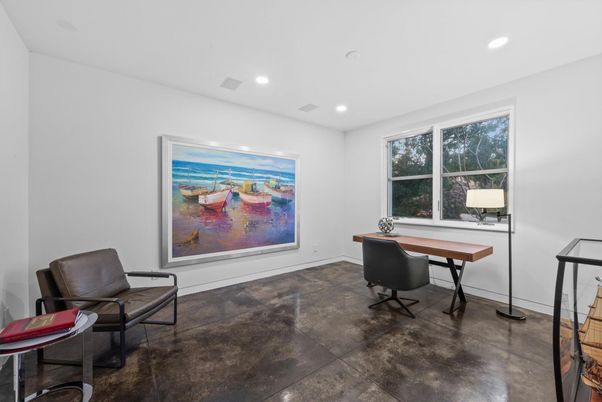 Home Office, Interior, Recessed Lighting