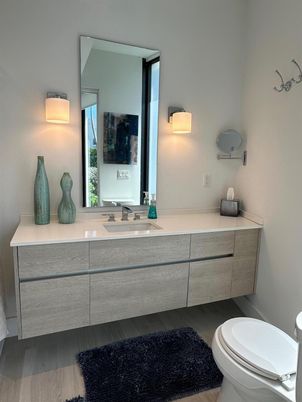 Bathroom, Interior, Wood Texture Flooring