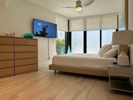 Bedroom, Interior, Wood Texture Flooring