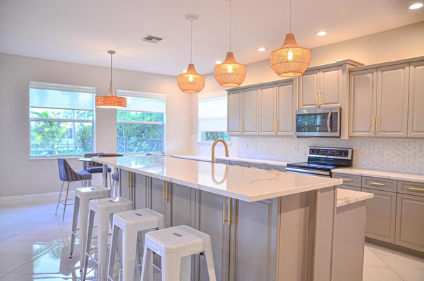 Interior, Kitchen, Pendant Lights, Recessed Lighting