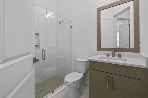 Bathroom, Glass Shower, Interior