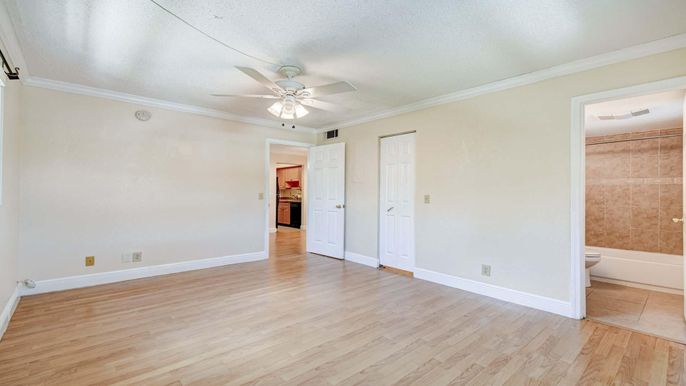 Bathroom, Empty room, Interior, Wood Texture Flooring