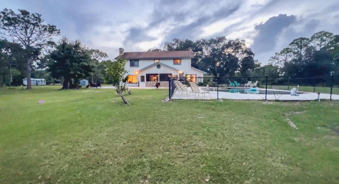 Backyard, Exterior, Playground, Pool