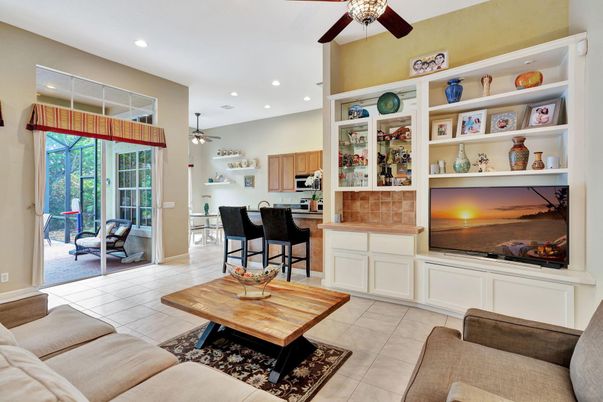 Interior, Kitchen, Living room, Recessed Lighting