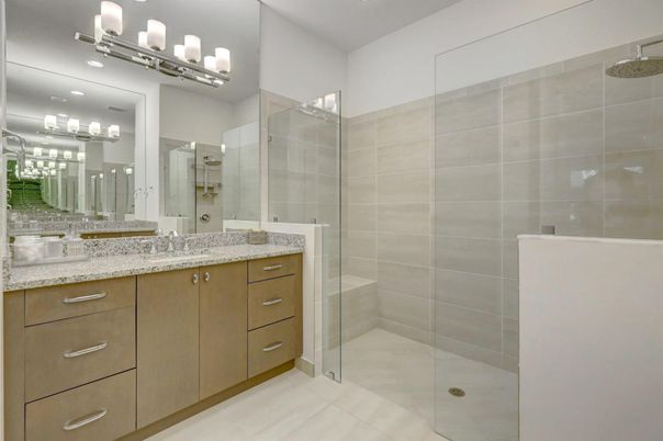 Bathroom, Glass Shower, Interior