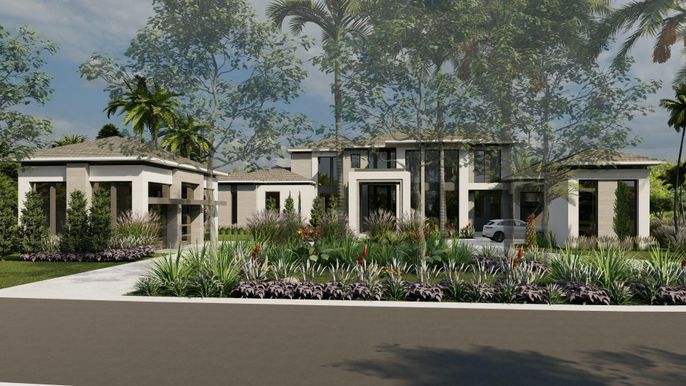 Exterior, Facade, Mediterranean