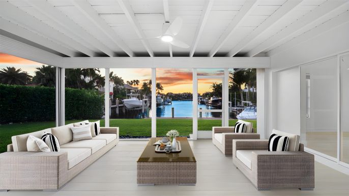 Interior, Living room, Sun Room, Water