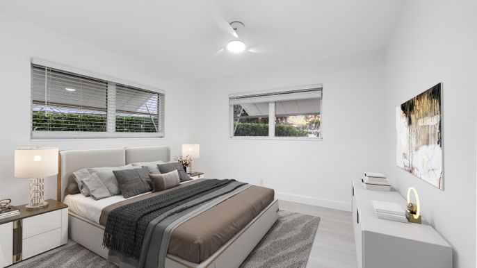 Bedroom, Interior, Wood Texture Flooring