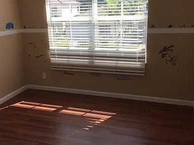 Empty room, Interior, Wood Texture Flooring