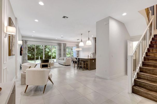 Interior, Kitchen, Living room, Pendant Lights, Recessed Lighting