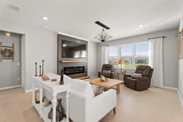 Fireplace, Interior, Living room, Recessed Lighting