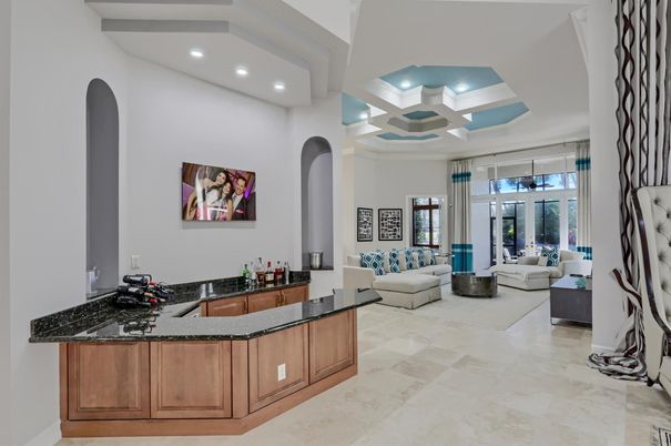 Interior, Living room, Recessed Lighting