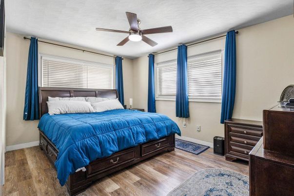 Bedroom, Interior, Wood Texture Flooring