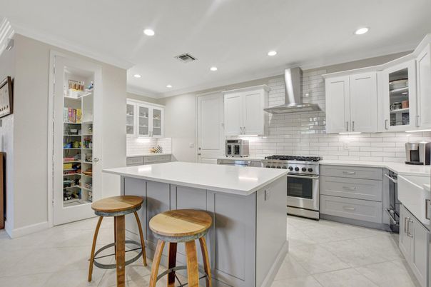 Interior, Kitchen, Recessed Lighting, Stainless Steel Appliances