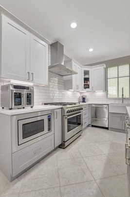 Interior, Kitchen, Recessed Lighting, Stainless Steel Appliances