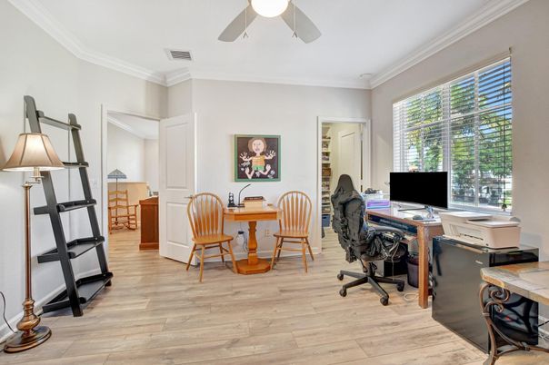 Home Office, Interior, Wood Texture Flooring
