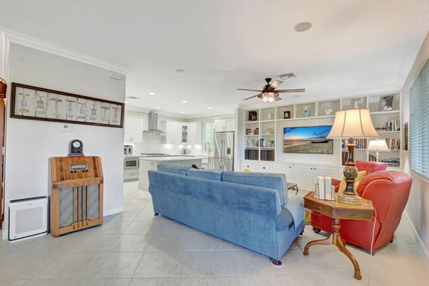 Interior, Kitchen, Living room, Recessed Lighting