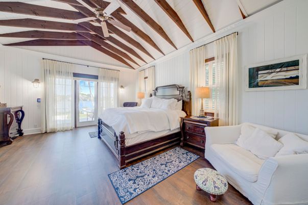 Bedroom, Interior, Wooden Beams, Wood Texture Flooring