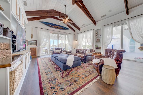 Interior, Living room, Wooden Beams, Wood Texture Flooring