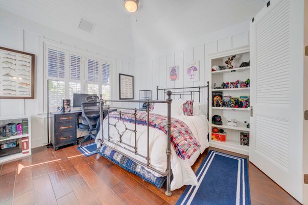 Bedroom, Home Office, Interior, Wood Texture Flooring